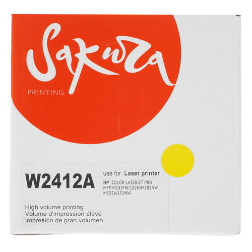 Купить Картридж лазерный SAKURA W2412A желтый  9901766. Характеристики, отзывы и цены в Донецке