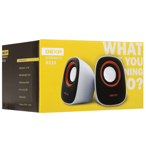 Купить Колонки DEXP R110 белый  1021632. Характеристики, отзывы и цены в Донецке