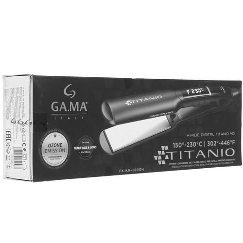 Купить Выпрямитель для волос GA.MA X - WIDE DIGITAL PTC 4D TITANIO  9174448. Характеристики, отзывы и цены в Донецке