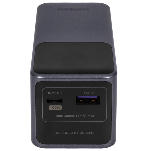 Купить Портативный аккумулятор Ugreen PB724 серый  5494205. Характеристики, отзывы и цены в Донецке
