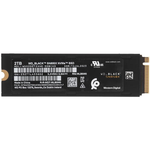 Купить 2000 ГБ M.2 NVMe накопитель WD Black SN850X [WDS200T2XHE]  9914997. Характеристики, отзывы и цены в Донецке
