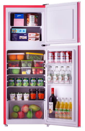 Купить Холодильник с морозильником   Ascoli ARDFRR120 красный  9303251. Характеристики, отзывы и цены в Донецке