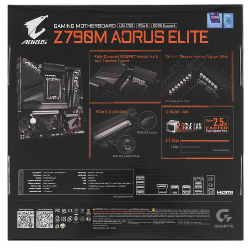 Купить Материнская плата GIGABYTE Z790M AORUS ELITE  5455033. Характеристики, отзывы и цены в Донецке