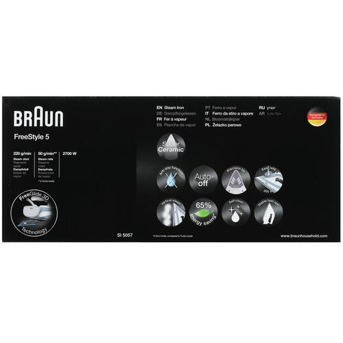 Купить Утюг Braun SI5057RD красный  9031748. Характеристики, отзывы и цены в Донецке