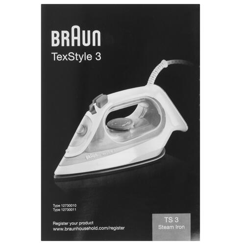 Купить Утюг Braun TexStyle 3 SI3030PU розовый  5423936. Характеристики, отзывы и цены в Донецке