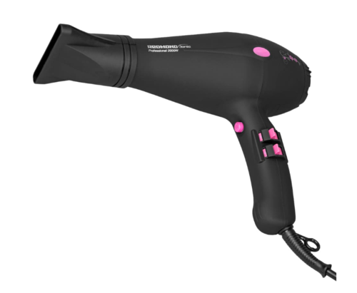 Купить Фен Redmond RF-505 черный/розовый  5470986. Характеристики, отзывы и цены в Донецке