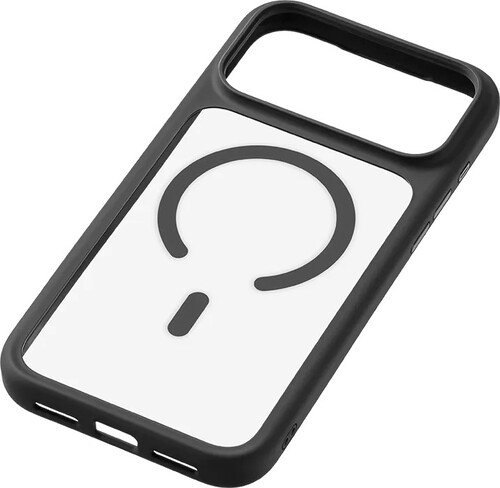 Купить Накладка  uBear Shade Case для Apple iPhone 17 Pro черный/прозрачный  5639949. Характеристики, отзывы и цены в Донецке