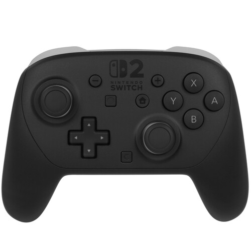 Купить Геймпад беспроводной/проводной Nintendo Switch 2 Pro Controller черный  5630868. Характеристики, отзывы и цены в Донецке