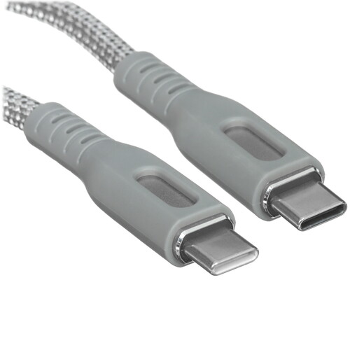Купить Кабель круглый DEXP USB Type-C - USB Type-C серый 1 м  9103933. Характеристики, отзывы и цены в Донецке