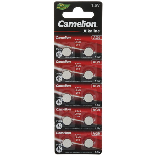 Купить Батарейка Camelion G 9 LR45 (AG9/G9/LR936/394A/194)  9117670. Характеристики, отзывы и цены в Донецке