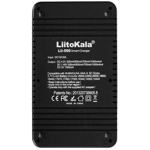 Купить Зарядное устройство LiitoKala Lii-500 EU+Carcable  9212371. Характеристики, отзывы и цены в Донецке