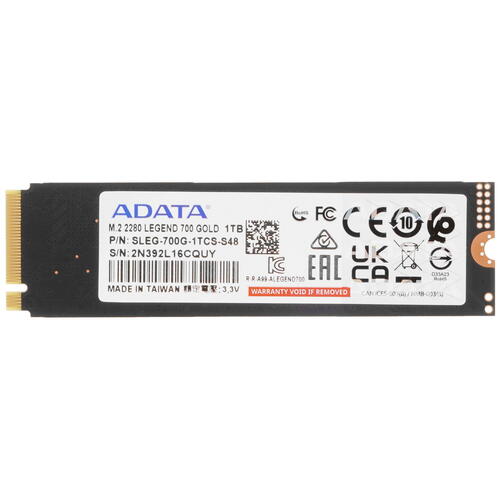 Купить 1000 ГБ M.2 NVMe накопитель ADATA LEGEND 700 GOLD [SLEG-700G-1TCS-S48]  5449362. Характеристики, отзывы и цены в Донецке