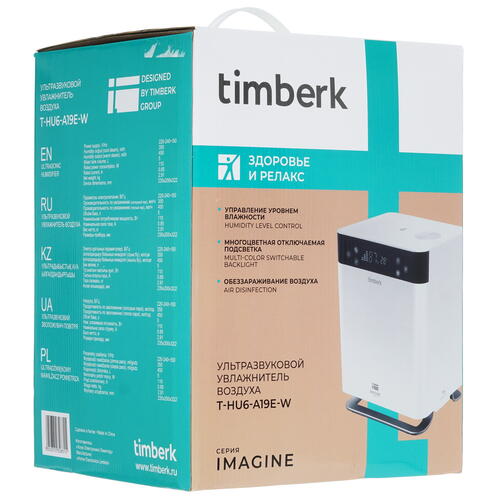 Купить Увлажнитель воздуха Timberk T-HU6-A19E-W  9923200. Характеристики, отзывы и цены в Донецке