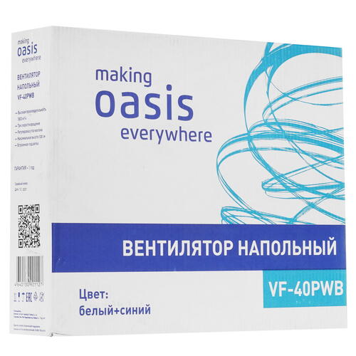 Купить Вентилятор Making oasis everywhere VF-40PWB  белый  5331224. Характеристики, отзывы и цены в Донецке