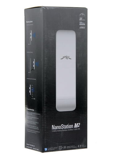 Купить Точка доступа Ubiquiti NanoStation M2  0146391. Характеристики, отзывы и цены в Донецке