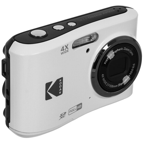 Купить Компактный фотоаппарат Kodak FZ45 белый  5468007. Характеристики, отзывы и цены в Донецке