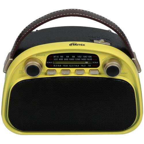 Купить Радиоприемник Ritmix RPR-040 желтый  9201109. Характеристики, отзывы и цены в Донецке