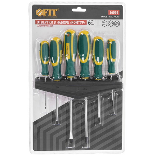 Купить Набор отверток FIT 56036  9116959. Характеристики, отзывы и цены в Донецке
