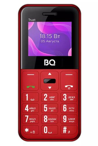 Купить Сотовый телефон BQ 1866 Trust красный/серый  9107017. Характеристики, отзывы и цены в Донецке