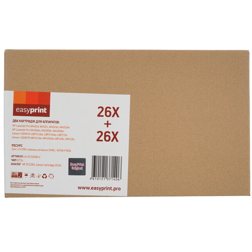 Купить Картридж лазерный EasyPrint LH-CF226XD U черный, с чипом  9981431. Характеристики, отзывы и цены в Донецке