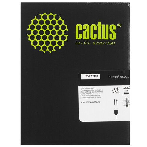Купить Картридж лазерный Cactus CS-TK240A TK240A черный, с чипом  9276066. Характеристики, отзывы и цены в Донецке