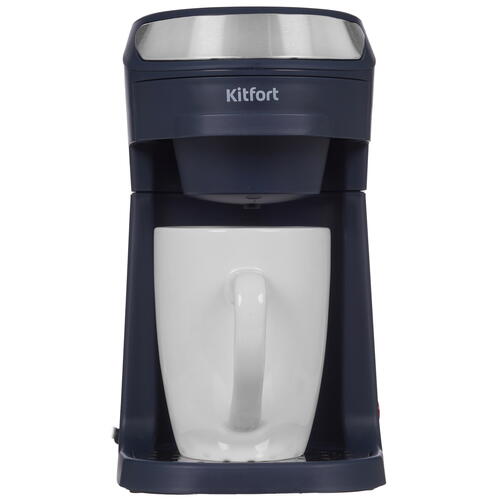 Купить Кофеварка капельная Kitfort КТ-7312 синий  9086250. Характеристики, отзывы и цены в Донецке