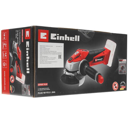 Купить Углошлифовальная машина (УШМ) Einhell PXC TC-AG 18/115 Li-Solo Power X Change 18V  , Без ЗУ, Без АКБ  8119200. Характеристики, отзывы и цены в Донецке