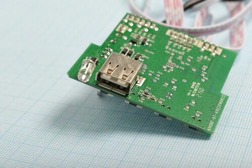 Купить Плата (FK + LED-ind + USB + IR) для колонок F&amp  4845577. Характеристики, отзывы и цены в Донецке