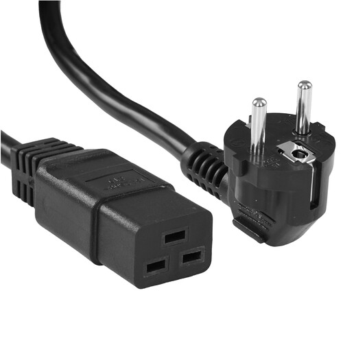 Купить Кабель питания Cablexpert IEC C19 - CEE 7/7  9198995. Характеристики, отзывы и цены в Донецке
