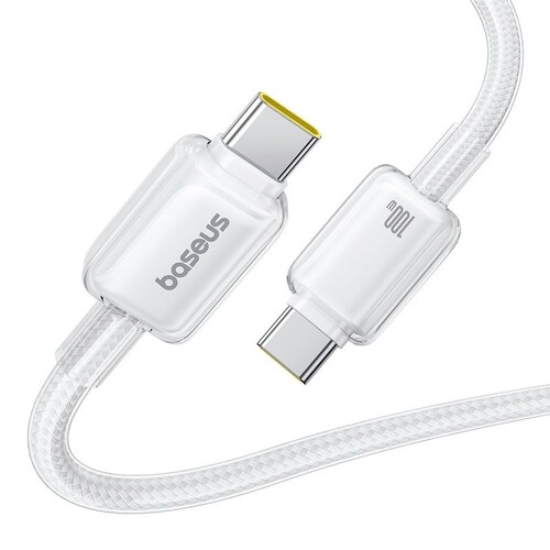 Купить Кабель круглый Baseus USB Type-C - USB Type-C белый 2 м  5627672. Характеристики, отзывы и цены в Донецке
