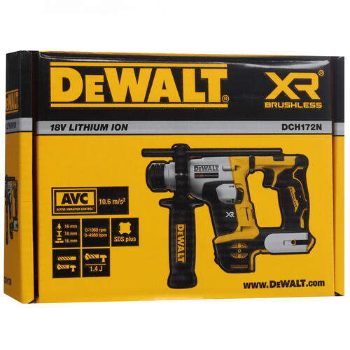 Купить Перфоратор DeWalt DCH172N XR FLEXVOLТ 18/54V , Без ЗУ, Без АКБ  9014014. Характеристики, отзывы и цены в Донецке