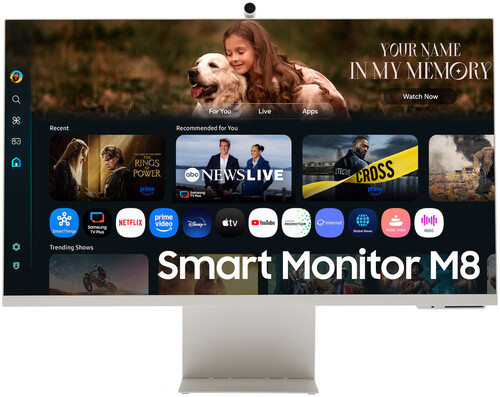 Купить 31.5" Монитор Samsung Smart M8 M80F S32FM803UI UHD белый  5629036. Характеристики, отзывы и цены в Донецке