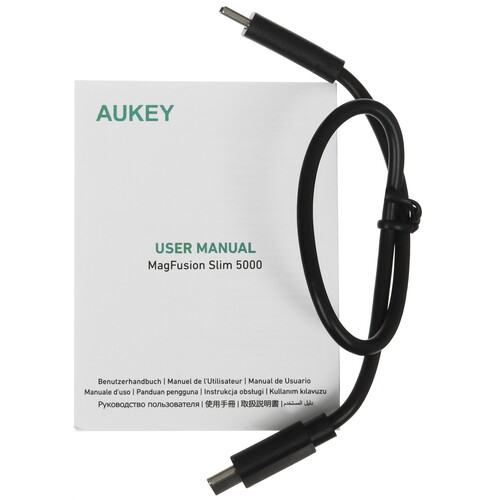 Купить Портативный аккумулятор Aukey PB-MS03 черный  5600096. Характеристики, отзывы и цены в Донецке
