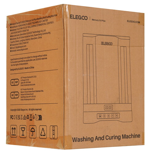 Купить Устройство очистки и засветки Elegoo Mercury Plus V3.0 оранжевый  5613718. Характеристики, отзывы и цены в Донецке