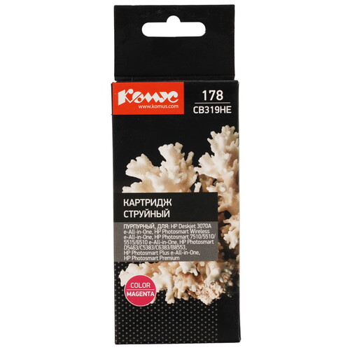 Купить Картридж Комус 178 CB319HE пурпурный  9199541. Характеристики, отзывы и цены в Донецке