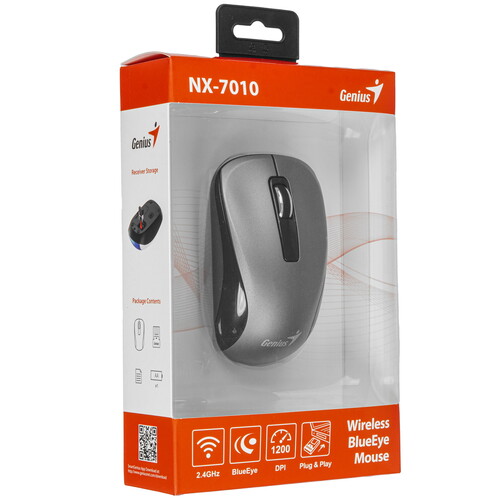 Купить Мышь беспроводная Genius NX-7010  9140271. Характеристики, отзывы и цены в Донецке