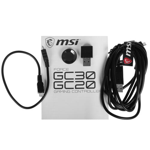 Купить Геймпад беспроводной/проводной MSI Force GC30 черный  1289628. Характеристики, отзывы и цены в Донецке