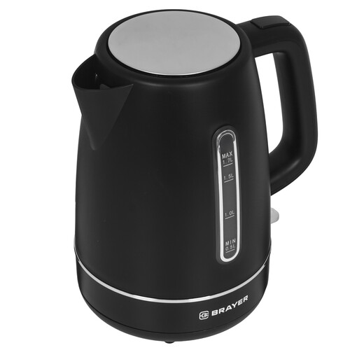 Купить Электрочайник BRAYER BR6103BK черный  9211247. Характеристики, отзывы и цены в Донецке