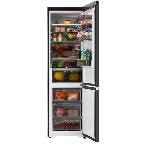 Купить Холодильник с морозильником   Hisense RB5P410SAFE черный  9300176. Характеристики, отзывы и цены в Донецке