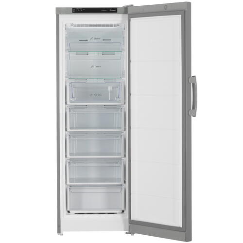 Купить Морозильный шкаф Indesit DFZ 5175 G серебристый  9094715. Характеристики, отзывы и цены в Донецке