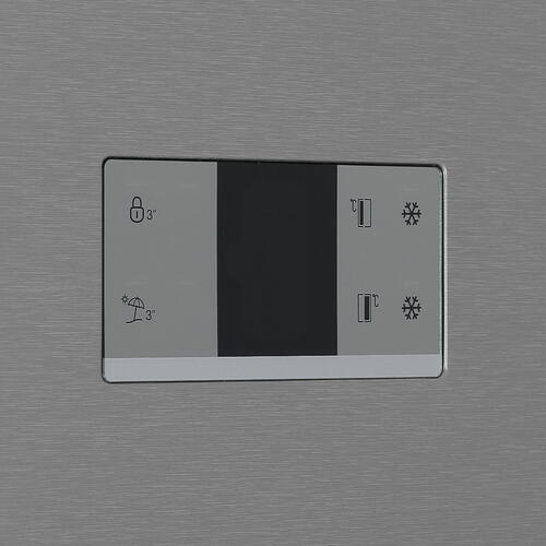 Купить Холодильник Side by Side   Hotpoint HFTS 640 X серый  5423348. Характеристики, отзывы и цены в Донецке