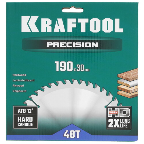 Купить Диск пильный KRAFTOOL 36952-190-30  9107950. Характеристики, отзывы и цены в Донецке