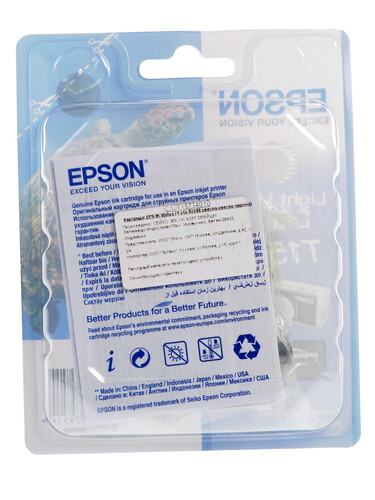 Купить Картридж Epson T1579 XL светло-серый  0138960. Характеристики, отзывы и цены в Донецке