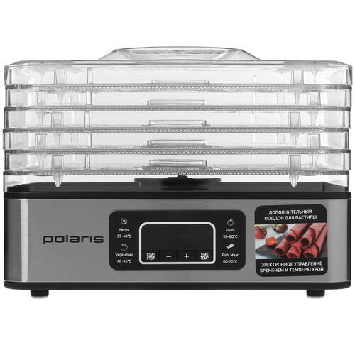 Купить Сушилка для овощей и фруктов Polaris CN PFD 2008SV серебристый  9992220. Характеристики, отзывы и цены в Донецке