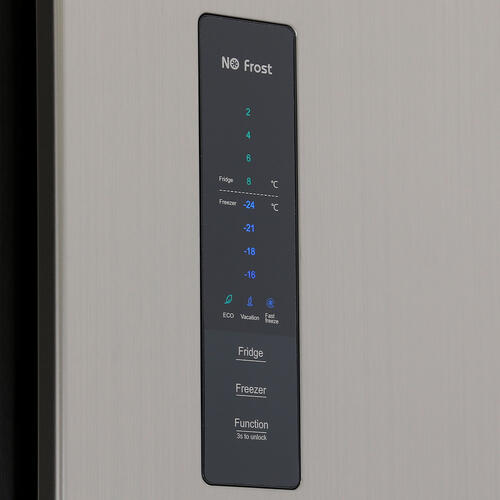 Купить Холодильник Side by Side   DEXP SBS4-53AMG серебристый  5098034. Характеристики, отзывы и цены в Донецке