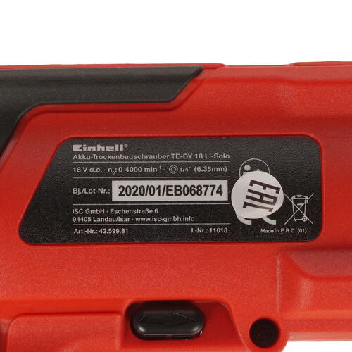 Купить Шуруповерт Einhell TE-DY 18 Li - Solo Power X Change 18V  Без АКБ  5333012. Характеристики, отзывы и цены в Донецке
