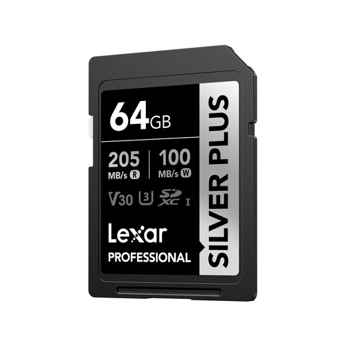 Купить Карта памяти Lexar Professional Silver Plus SDXC 64 ГБ  5641157. Характеристики, отзывы и цены в Донецке