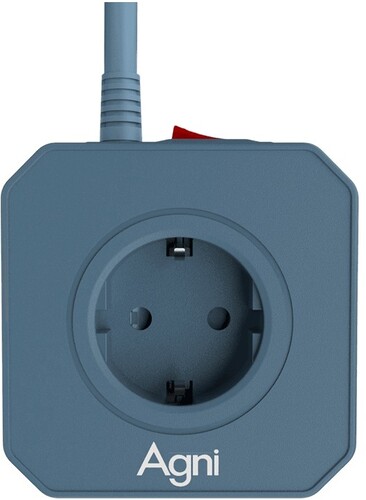 Купить Сетевой фильтр AGNI TP-VE4U5E синий  9289287. Характеристики, отзывы и цены в Донецке