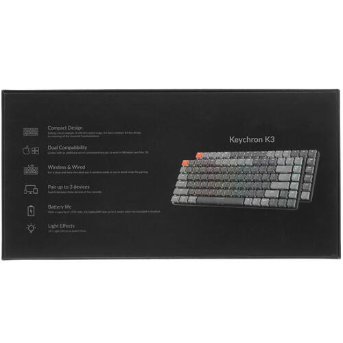 Купить Клавиатура  проводная + беспроводная Keychron K3  4809583. Характеристики, отзывы и цены в Донецке