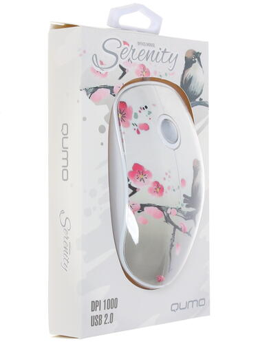 Купить Мышь проводная QUMO Office M43 Serenity  1243066. Характеристики, отзывы и цены в Донецке